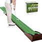 Putting Green Putting matt for Indoors Golf Putting Mat - Indoor Putting with Ball. Putting matt for Golf Practice, Portable and Easy to Clean. Great Gift