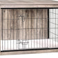 DWANTON Dog Crate Furniture with Cushion, Wooden Kennel Table with Double Doors, Indoor Dog House, Large Size, 38.5" L, Greige