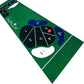 2' x 9' Interactive Golf Putting Mat with Non-Skid Rubber Back