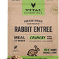 Vital Essentials Freeze-Dried Raw Rabbit Meal or Mixer Cat Food Crunchy Nibs, 8 oz
