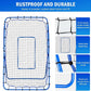 Volleyball Rebounder Net, Soccer Baseball Rebound Pitchback Net, Adjustable Target Practice Nets, Easy Setup Softball Bounce Back Trainer Equipment, Improve Sport Training Skills for Backyard