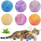 Retro Shaw Cat Toys Balls,Catnip Ball with Bell Inside,Wool Balls Toy with SilverVine Catnip Fill, Upgraded,Interactive Cat Nip Ball for Indoor Kitten Kitty 6 Pcs