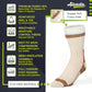 Alvada Merino Wool Hiking Socks Thermal Warm Crew Winter Boot Sock For Men & Women 3 Pairs
