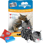 Pets Know Best HuggieKitty | Comfort Purring Companion with Heartbeat Sleep Aide for Cats & Kittens, Heating for Calming Relief, Carrier & Behavioral Training Essential, Breeds, Grey