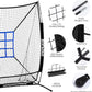 6 x 6 FT Baseball Net with 3 Diffferent Targets, Portable Practice Net for Batting，Hitting，Pitching and Throwing,Compact Package with Small Carrying Bag，Great for Kids
