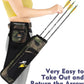 SUNYA Archery Hip Quiver for Arrows. Includes 3 Tubes Arrow Holder, Accessories Pockets and Waist Belt. Fit for Compound and Recurve Bow Practice.