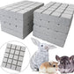 Hamiledyi 8PCS Rabbit Scratching Pads Bunny Lava Grinding Claw Pads Small Animal Foot Pads Hamster Scratch Board Chew Toys for Gerbil Chinchilla Hedgehog Guinea Pig Cage Accessories