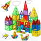 MAGBLOCK Magnetic Tiles for Kids, 66PCS Magnet Tiles Building Blocks Construction Toys Incorporating Magnets for Toddlers, Magnetic Blocks Learning Toys Gift for 3+ Year Old Boys and Girls
