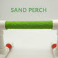 Hypeety Small Bird Parrot Stand Perch Table Top Stand Playground Grind Perch Swing Training Playstand Exercise Chew Toys for Budgies Parakeet Cockatiel Conure Finch (Perch, M)