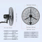 VEVOR 24 Inch 3-Speed 7000 CFM Black Waterproof Wall Mount Oscillating Fan