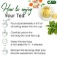 FreshDrinkUS, Premium 25 Tea Bags Soursop Turmeric, 100% Natural, Blend of Soursop Leaves, and Turmeric Root. Made with Natural Material Tea Bags. No Sugar, Vegan.