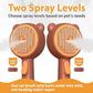 Cat Steam Brush with 2 Spray Levels & Release Button, 4-in-1 IPX7 Waterproof Water Brush for Shedding Grooming, Pet Hair Removal Comb for Long Short Haired Cats Dogs, Self Cleaning Slicker
