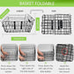 Large Dog Bike Basket with Removable Liner Bag, Portable Rear Bike Basket Carrier for Travel, Waterproof Bike Storage Suit for Front/Rear/Side of Bicycle, Ebike Accessoriest for Pets, Fruit & Grocery