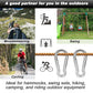 40 PCS 2'' Spring Snap Hook Carabiner, M5 3/16 Inch Galvanized Silver Steel Small Carabiner Clip, 220LBS Holding Capacity Quick Link Clip Keychain for Hammock Dog Leash & Camping Gym
