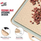 Tuff Pupper 36x24 XXL Dog Feeding Mat for Food and Water | Dog Food Mats for Floors | Waterproof Dog Water Bowl Mat | Dog Placemats Pet Food Mat | Silicone Feeding Mat for Cats and Cat Bowls