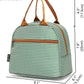 FlowFly Insulated Lunch Cooler Bag - Tote Bag Organizer for Women/Men, Green