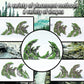 Novelsite Fish Tank Accessories, Aquarium Decorations, Scenery, Rock Ornaments - Create Aquatic Beauty with Premium Aquarium Decorations,14.4" W x 7.1" H x 3.4" D