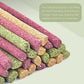 ERKOON Timothy Hay Sticks,Rabbit Chew Toys for Teeth Natural Molar Sticks Rabbits Treats for Bunnies, Chinchilla Guinea Pigs, Gerbil, Hamster (50 Pcs)