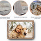 MUNDAZE Custom Portrait Metal Print on Reclaimed Wood Pallet Frame – Personalized Family Photo Gift – Glossy Aluminum Wall Art Keepsake – Made and Shipped in USA (14 x 10)