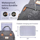 RUVALINO Diaper Bag Backpack, Multifunction Travel Pack Maternity Baby Changing Bags, Large Capacity, Waterproof, Dark Gray