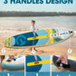 CETANA 11'6×35" Extra Wide Stand Up Paddle Board for Adults & Youth, 400lb Capacity Inflatable Paddle Board, Sup for 2+1 Person with Removable US Fin, 100L Backpack, Floating Paddle, Safety Leash