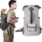 Dog Backpack for Small & Medium Dogs - Adjustable Pet Carrier for Travel & Hiking, Hands-Free Puppy Backpack with Storage Pockets, Breathable Mesh, Reflective Strips & Non-Slip Handle