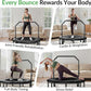 BCAN 40"/48" Rebounder Trampoline for Adult, 450/550LBS Fitness Trampoline with Bungees, Adjustable Handle, Stable & Quiet, Indoor Outdoor, Whole-Body Workout & Relaxation at Home for Women/Men