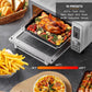 Nuwave Bravo Pro Smart 21QT Toaster Oven Air Fryer Combo, Convection Oven Countertop, 10 functions all in 1, with even & quick crisp technology, 50-450°F, 1800W, Stainless Steel