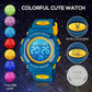 Kids Watch,Boys Watch for 3-15 Year Old Boys,Digital Sport Outdoor Multifunctional Chronograph LED 50 M Waterproof Alarm Calendar Analog Watch for Children with Silicone Band,Kids Gift