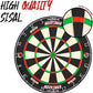 Ruthless Marksman Dart Board | Professional Level Ultra Thin Wire Sisal Dartboard for Steel Tip Darts (DB072)