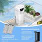 Small Turtle Tank with Filter, Acrylic Turtle Tank Starter Kit, Reptile Habitat and Terrarium with Multi-Functional Areas for Tortoise,Crab,Crayfish,Small Reptile. (Tank+Filter)
