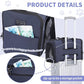 ‌Petsfit Airline Approved Pet Carrier for Small Cats, 16.5x8.6x11 TSA Approved Carrier, with Removable Dual-Sided Padding (2-Way Placement) - Fits Under Most Airplane Seats, Escape Proof (Navy)