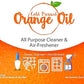 Premium Cold Pressed Orange Oil Concentrate- 16 oz (with D-Limonene), Concentrated Cold Pressed Orange Oil Cleaner - All-Purpose Citrus Cleaner and Degreaser Blend