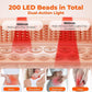 Red Light Therapy for Body, 25.2"x13" Large Light Therapy Pad with Timer, 660&850nm Infrared Light Therapy for Back Waist Shoulder Knee Joint, 10000mAh Cordless Using Home Outdoor, Gift for Women Men