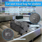Car Seat Travel Bag with Wheels Heavy Duty Water-resistant Protective Cover for Airplane Travel & Rolling Design, Padded Handle,Padded Adjustable Strap (Grey)
