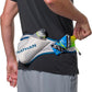 Nathan Peak Running Hydration Waist Pack Belt w/ Speed Draw Flask Water Bottle, 18oz/535 ml Push/Pull Race Cap, Expandable Zippered Stretch Pocket