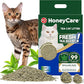 HoneyCare Tea Cat Litter | Natural Plant-Based Formula | Long-Lasting Odor Control | 99% Dust-Free & Low Tracking | Flushable Cat Litter | 6-lbs
