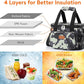 Lifewit Medium Lunch Bag Insulated Lunch Box Soft Cooler Cooling Tote for Adult Men Women, Camouflage 12-Can (9L)