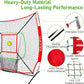 6x6FT Baseball Net, Baseball & Softball Training net with Batting Tee, Strike Zone & Circular Target and Weighted Ball, Portable Design with Compact Storage,Great for Kids