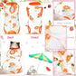 Nuanchu 3 Pieces Cat Recovery Suit Kitten Recovery Suit E-Collar Alternative for Cats and Dogs Abdominal Skin Anti Licking Pajama Clothes Sets(Fruit Pattern,Medium)