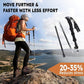 Trekking Poles Lightweight Collapsible Hiking Poles Folding Aluminum Walking Sticks 2 Pack Walking Sticks for Hiking