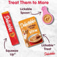 Delectables Squeeze Up Creamy Squeezable Puree, Lickable Wet Cat Treats, Grain Free, No Added Fillers, No By-Products, No Added Preservatives, 0.5 Ounces Tube Chicken with Catnip, 32 Tubes Total