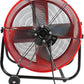 Maxx Air 24" Industrial Fan Heavy Duty - Rugged Drum Fan for Workshop - Powerful Shop Fans Heavy Duty for Industrial Use - Large Cooling Solution for Factories and Warehouses