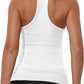 iGENJUN Workout Tops for Women Racerback Basic Tank Summer 2025 Camisole V Neck Slim Fit Ribbed Sleeveless