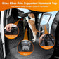 XL Dog Truck Seat Cover with Car Door Protector, for Trucks with Flip Up Rear Seats, Waterproof Full Coverage Dog Seat Cover for Full Size Crew Cab Trucks F150 F250