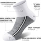 Gonii men ankle socks for men athletic running Cushion Quarter Socks 5 Pairs