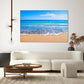 Nature Wall Art Prints - Ocean Forest Mountain Lake Canvas Landscapes - Small to Extra Large Living Room Bedroom Kitchen Bathroom Décor (Sandy Ocean Beach, 31L" x 47W")