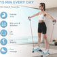 renZEC Waist Twister Machine, Adjustable Exercise Twist Board for Women Men, Noiseless Ab Twister for Home Gym Equipment, 330 lbs Capacity | Track Time, Reps, Calories with Digital Display