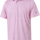 Men's Golf Polo Shirts Short Sleeve Striped Performance Moisture Wicking Dry Fit Golf Shirts for Men
