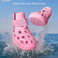 Dog Shoes for Hot Pavement, Breathable Dog Boots Paw Protectors with Adjustable Straps & Non-Slip Sole, Easy On & Off, Waterproof, Easy-Cleaning (Pink, S)